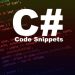 C# Code Snippets
